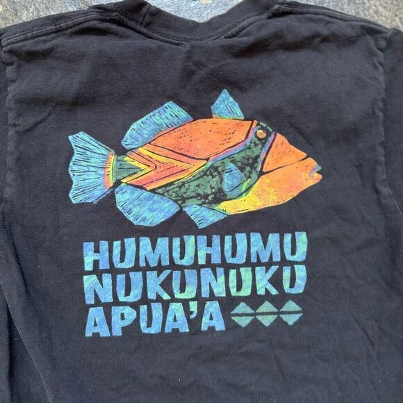 Crazy Shirt Black Short Sleeve Tee Fish Graphic Kids/Boys Size Medium Ocean - Picture 8 of 10